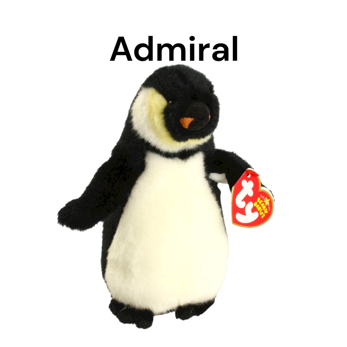 Ty Beanie Babies Penguins Waddle, Chill 2.0, Chills, Slapshot, Glacier, Frigid, Pongo, Tux, Admiral