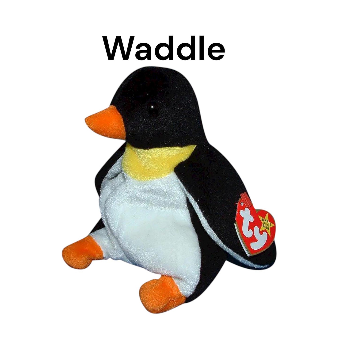 Ty Beanie Babies Penguins Waddle, Chill 2.0, Chills, Slapshot, Glacier, Frigid, Pongo, Tux, Admiral