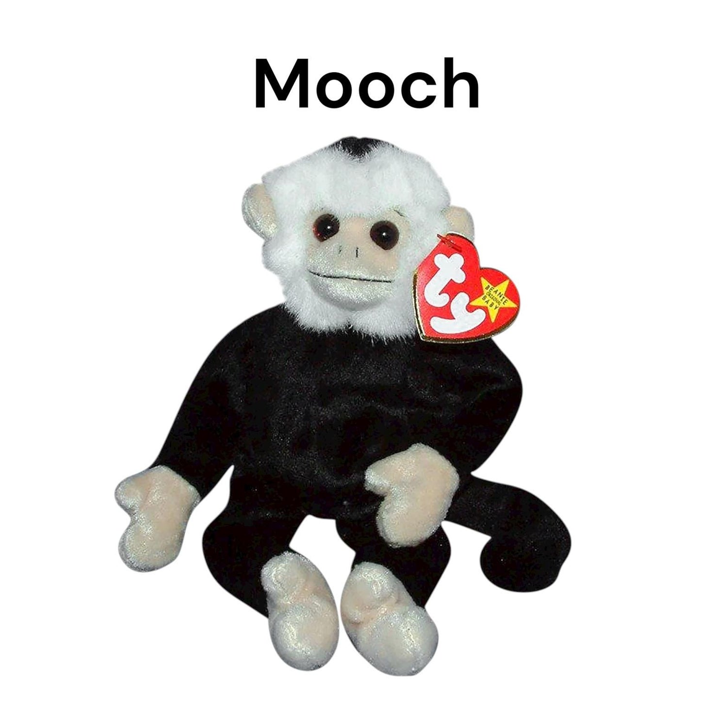 Ty Beanie Babies Monkeys Chopstix Mooch Bonsai Fumbles Swinger Charlie Weaver Monroe Zoomer