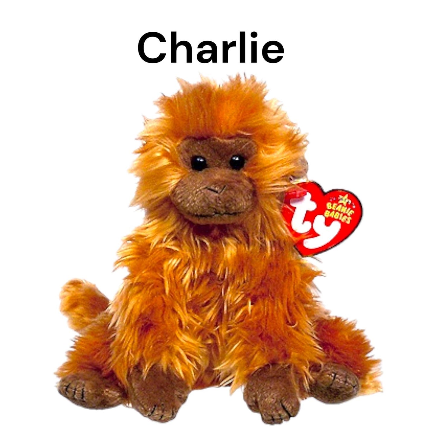 Ty Beanie Babies Monkeys Chopstix Mooch Bonsai Fumbles Swinger Charlie Weaver Monroe Zoomer