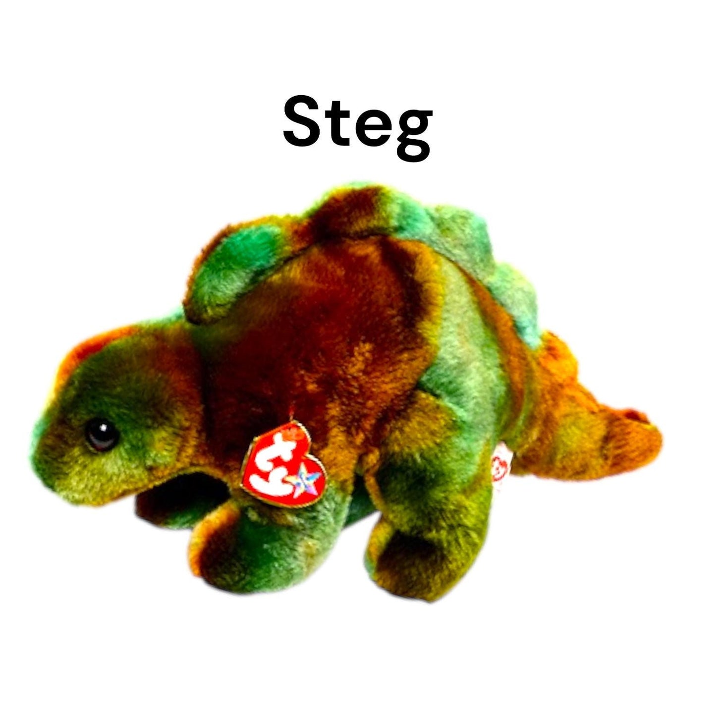 Ty Beanie Buddies Dragon Dinosaur Reptiles Scorch, Magic, Bronty, Steg, Rex, Swoop, Hornsby, Slither, Lizzy