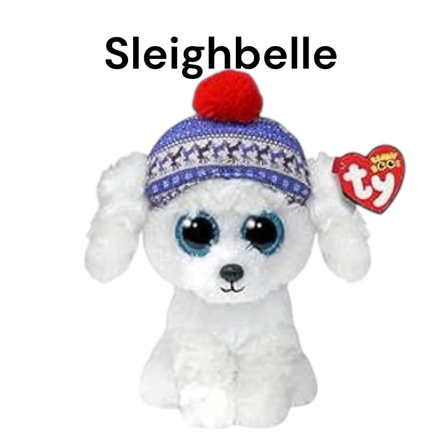 Ty Beanie Boos Holiday Christmas 6” Reindeer, Snowman, Dog, Sugar, Sleighbelle, Alpine, Fudge, Kinley, Tinseltoes, Scoop, Dave, Crumble