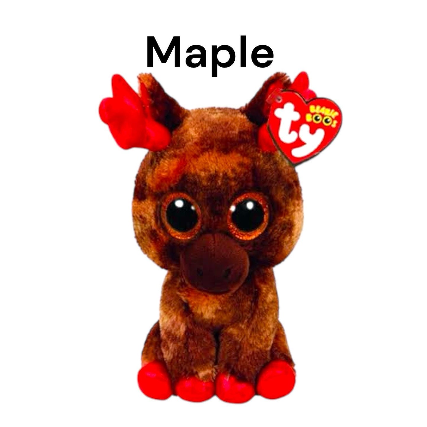 Ty Beanie Boos Holiday Christmas 6” Reindeer, Snowman, Dog, Sugar, Sleighbelle, Alpine, Fudge, Kinley, Tinseltoes, Scoop, Dave, Crumble