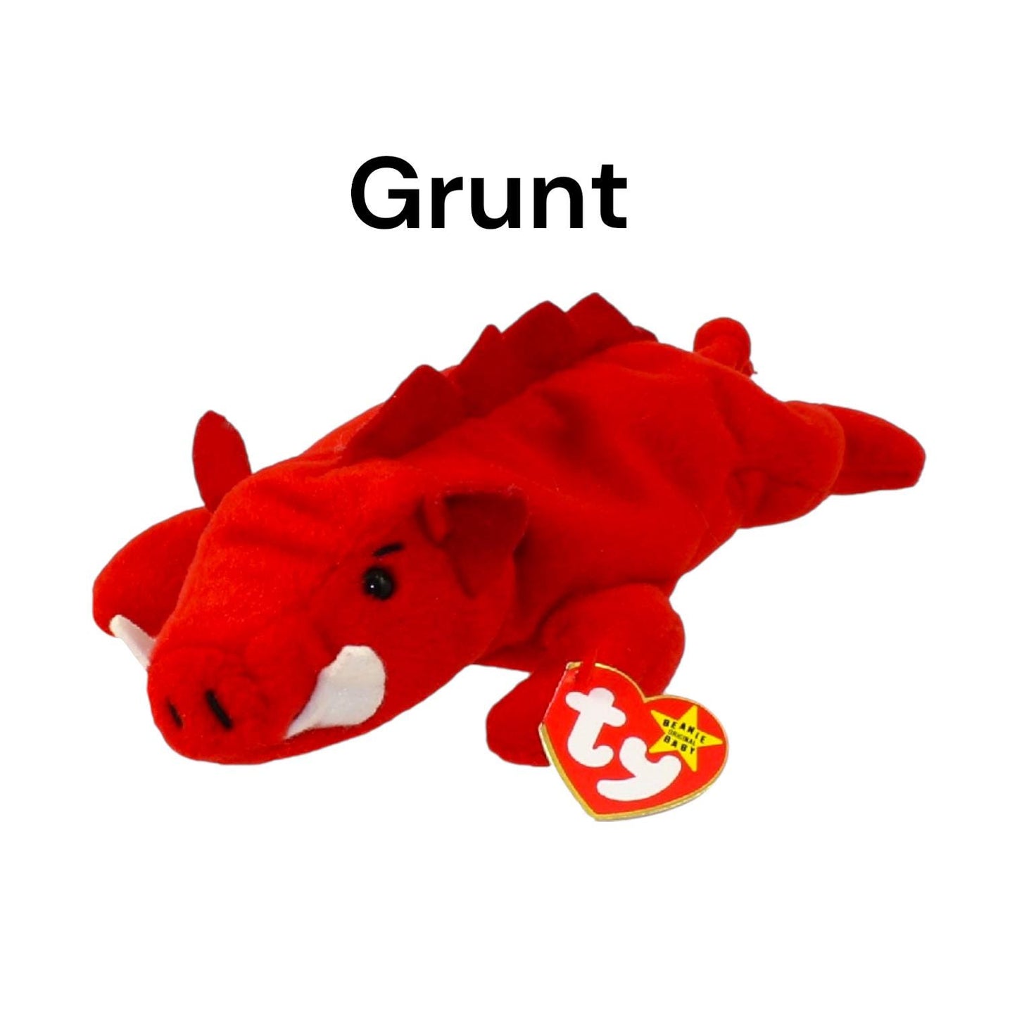 Ty Beanie Babies Grunt, Tank, Spike, Ants, Mel, Bucky, Roam Eucalyptus, Whisper, Goatee