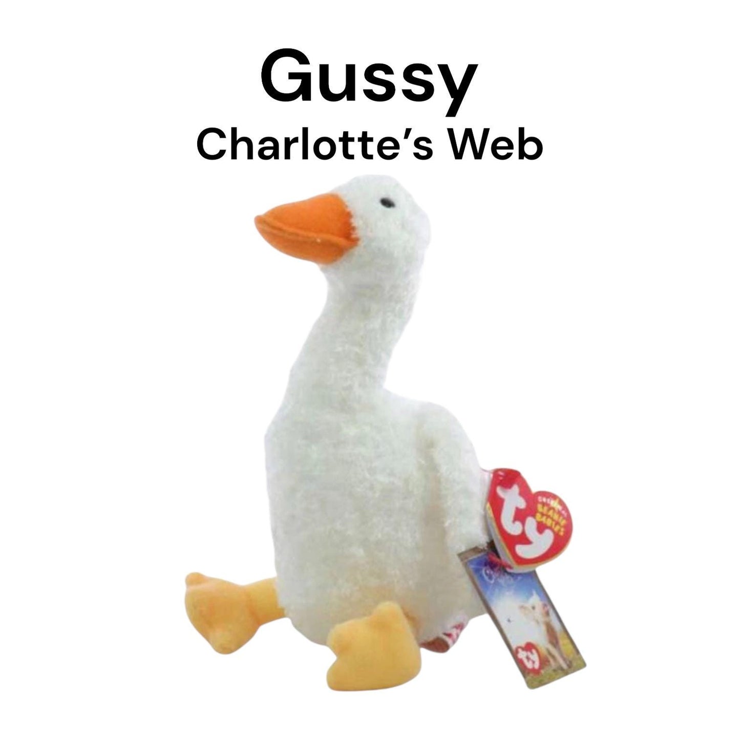 Ty Beanie Babies Duck Stork Ostrich & Goose Goddess, Gracie, Odette, Gussy, Jake, Stilts, Stretch, Frills, Loosy, Honks, Honker