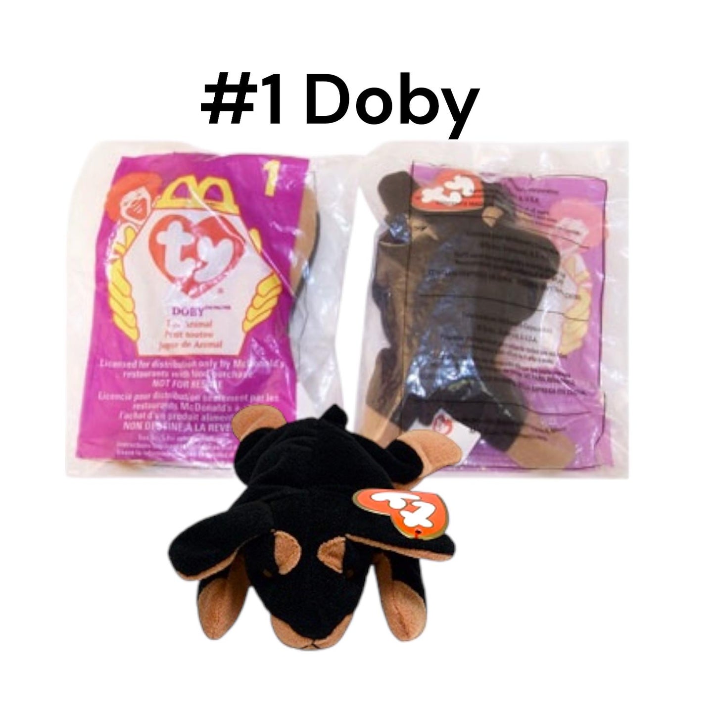 McDonald’s 1998 Ty Teeny Beanie Babies Happy Meal Toy Collection