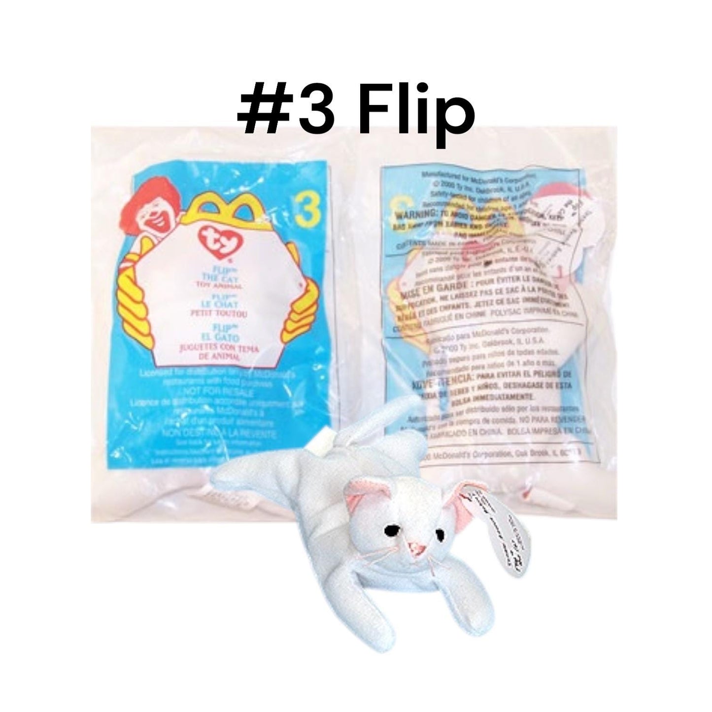 McDonald’s 2000 Ty Teeny Beanie Babies Happy Meal Toy Collection
