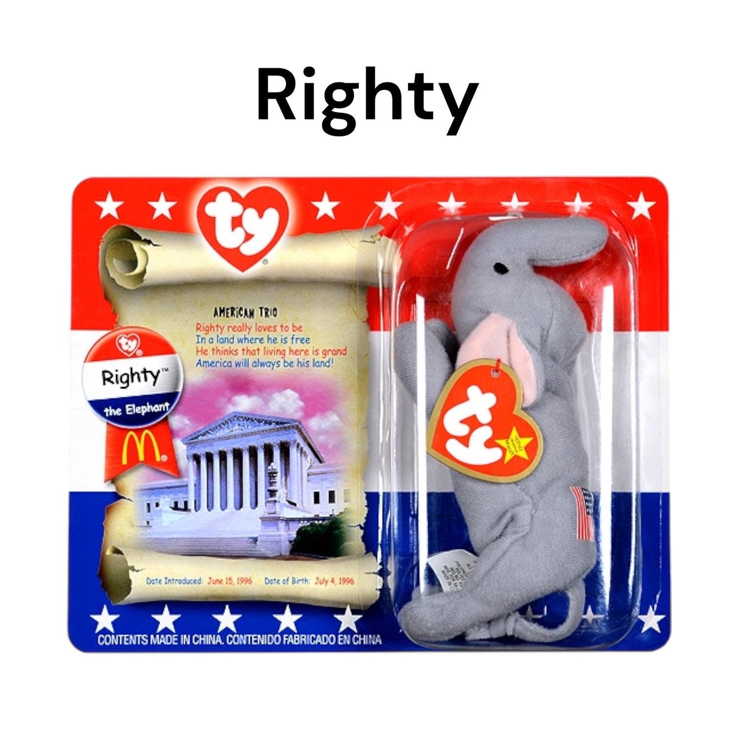 McDonald’s 2000 Ty Teeny Beanie Babies Superstars Collection