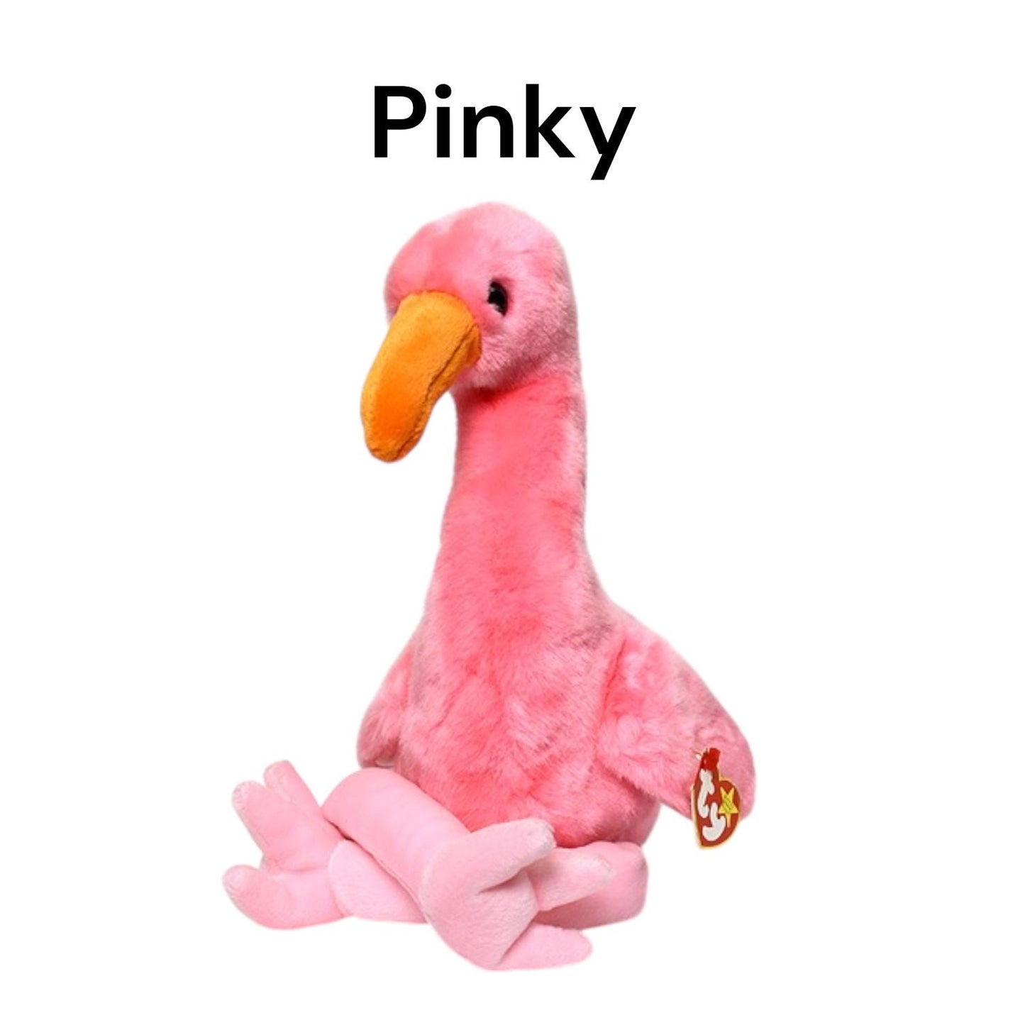 Ty Beanie Buddies Birds The Cardinal, Beak, Pinky, Stretch, Quackers, Scoop, Jabber, Jake, Loosy, Pinky
