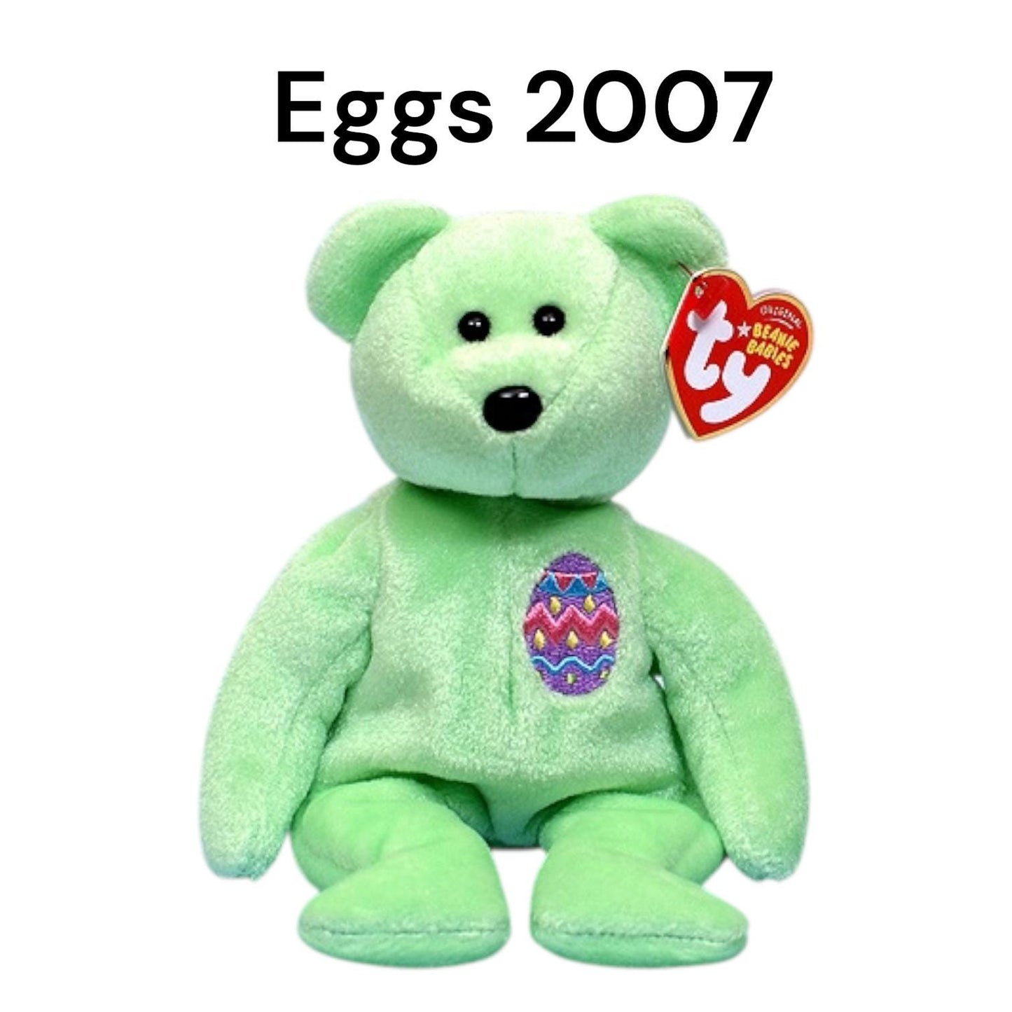 Ty Beanie Babies Easter Bears Eggs Bonnet Eggbeart
