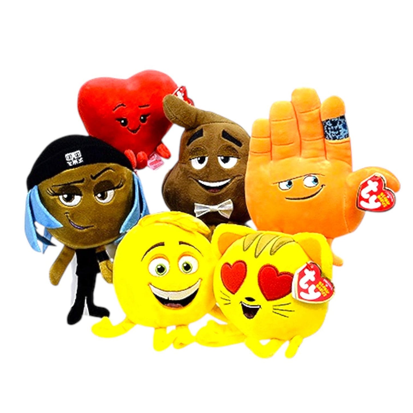 Ty Beanie Babies Emoji Movie Characters