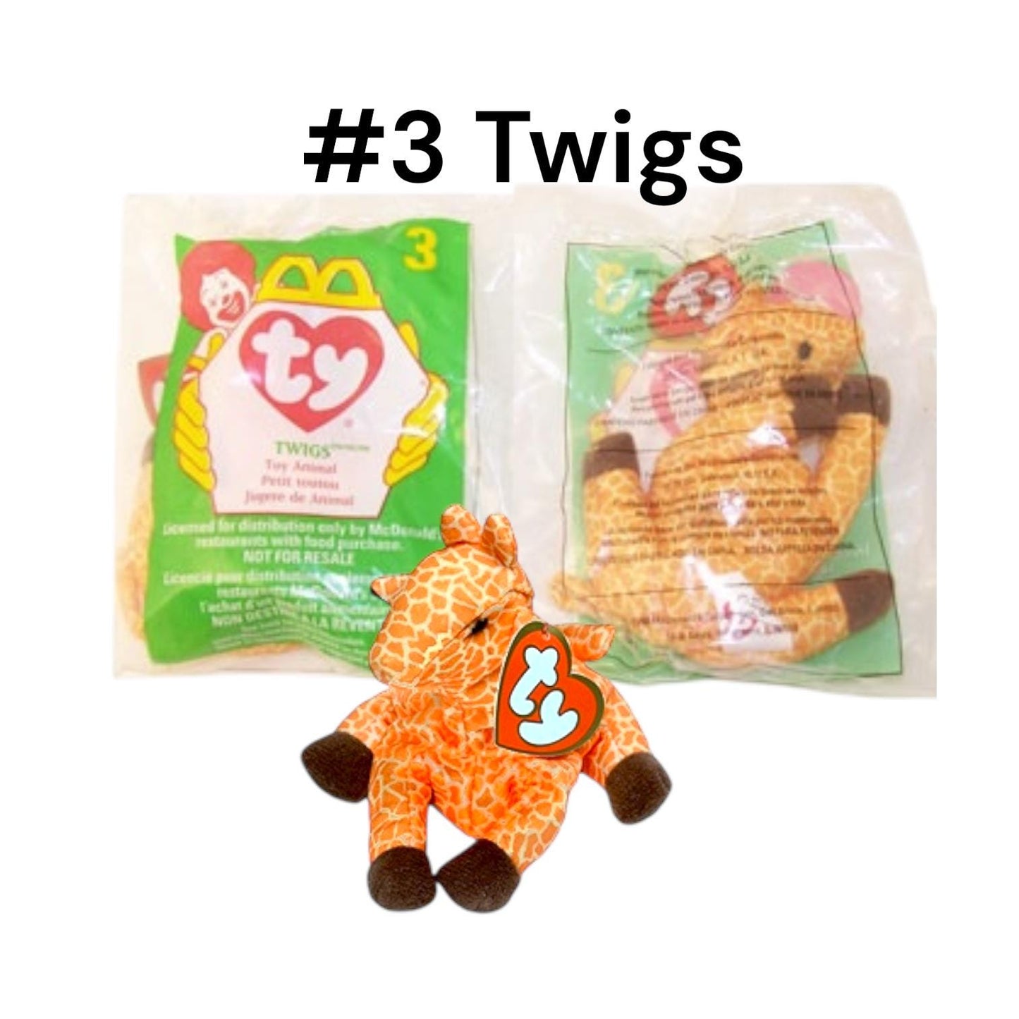 McDonald’s 1998 Ty Teeny Beanie Babies Happy Meal Toy Collection