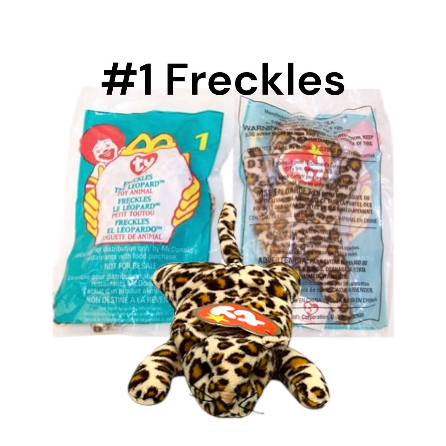 McDonald’s 1999 Ty Teeny Beanie Babies Happy Meal Toy Collection With International Bears