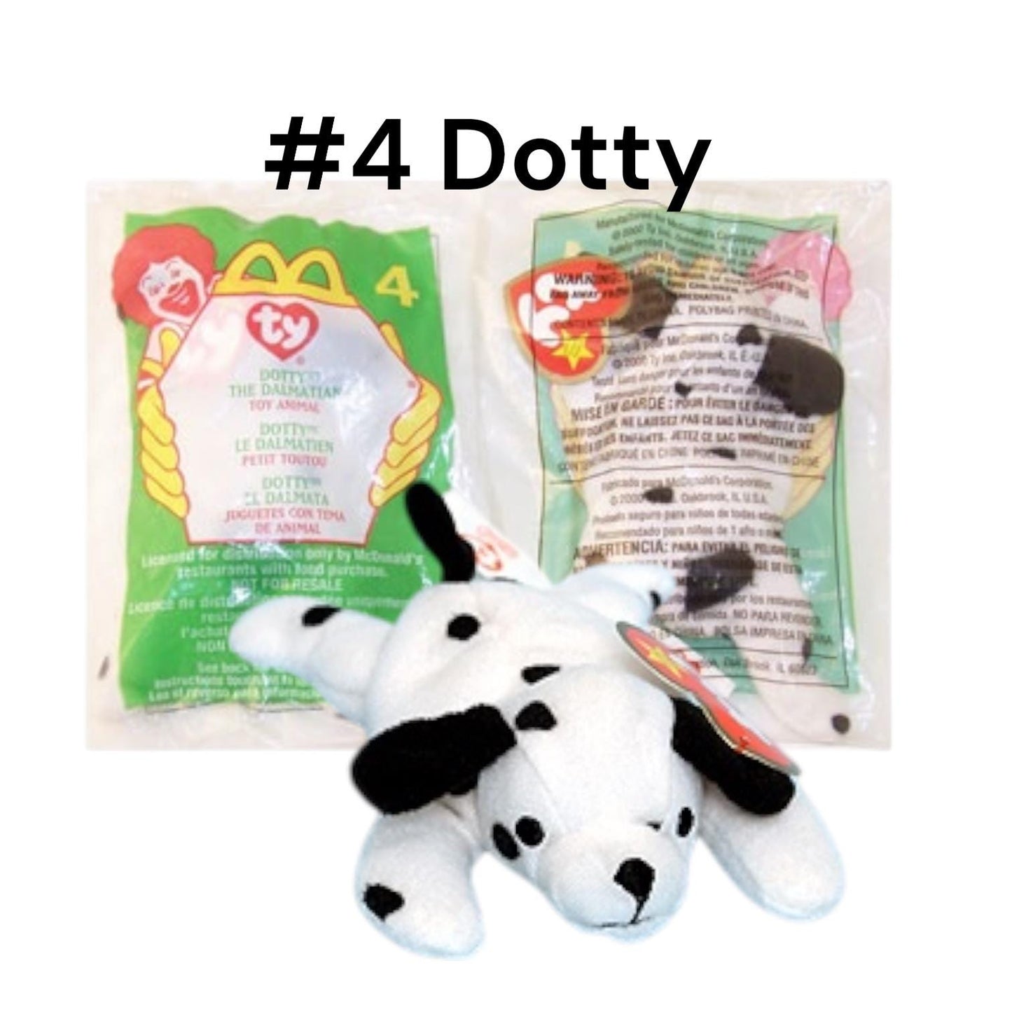 McDonald’s 2000 Ty Teeny Beanie Babies Happy Meal Toy Collection