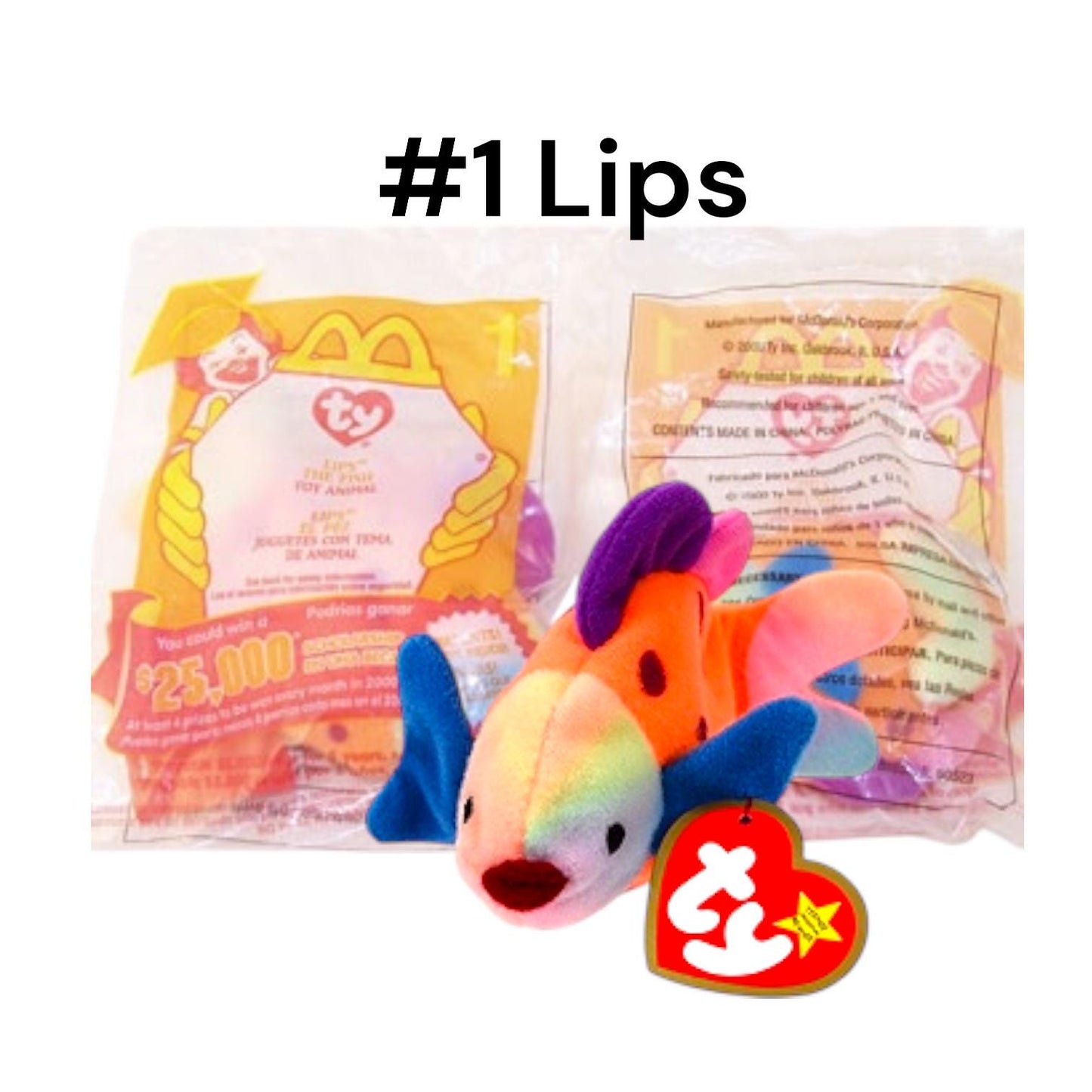 McDonald’s 2000 Ty Teeny Beanie Babies Happy Meal Toy Collection