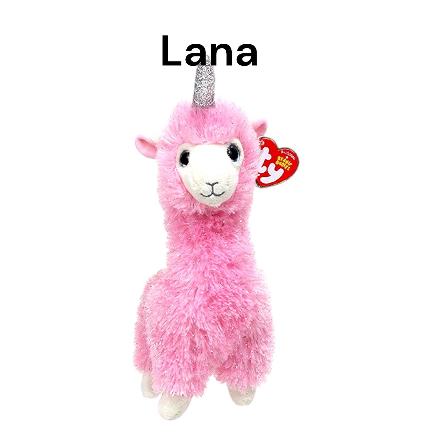 Ty Beanie Babies Llamas Lily Lola Lana