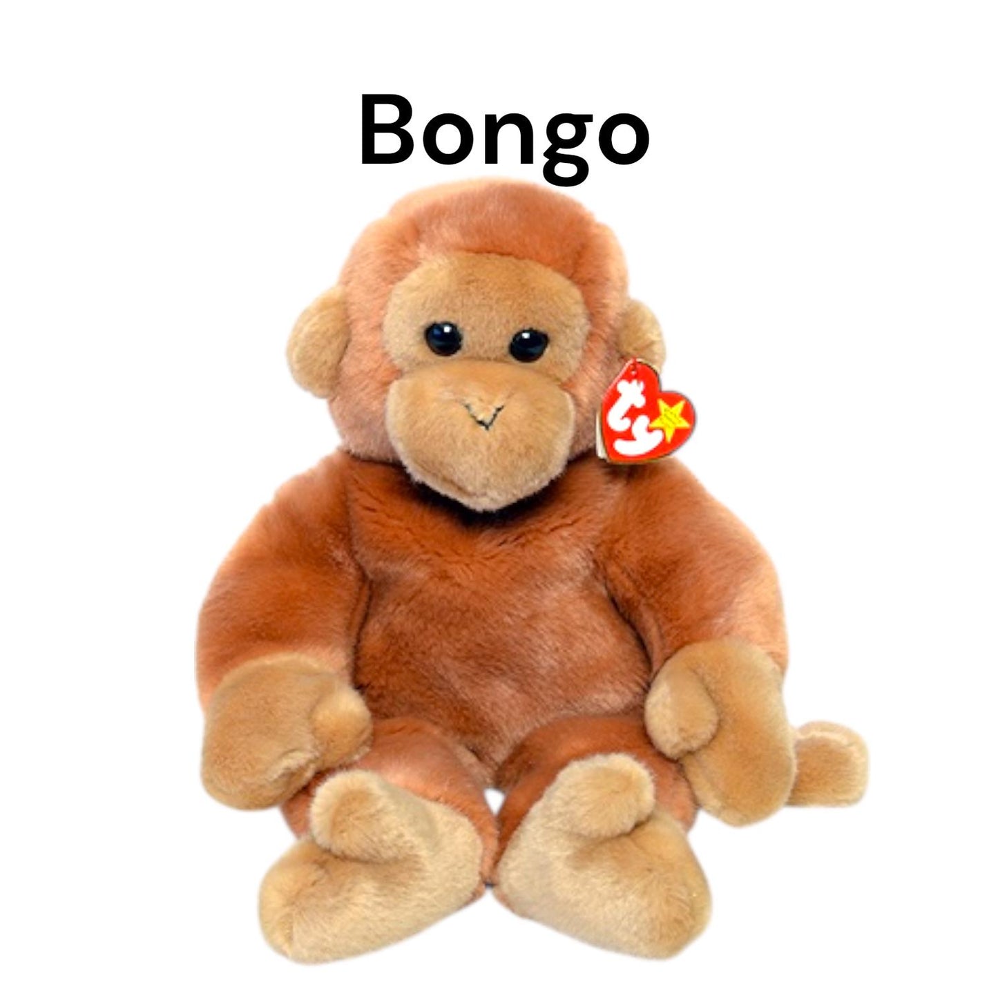 Ty Beanie Buddies Monkeys Bongo, Cheeks, Congo, Schweetheart, Bananas, Kiki, Mooch, Swinger, Bonsai, Tumba