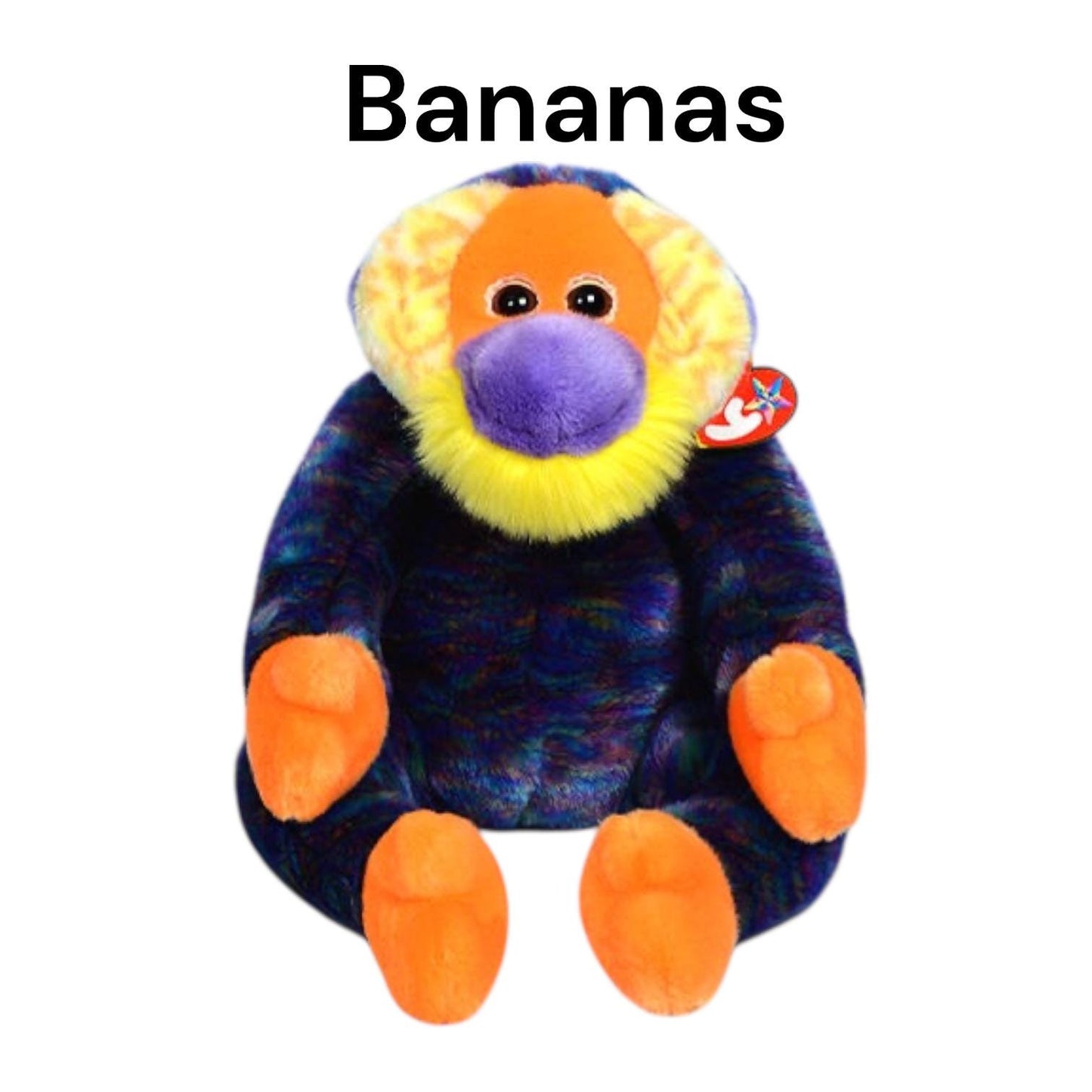 Ty Beanie Buddies Monkeys Bongo, Cheeks, Congo, Schweetheart, Bananas, Kiki, Mooch, Swinger, Bonsai, Tumba