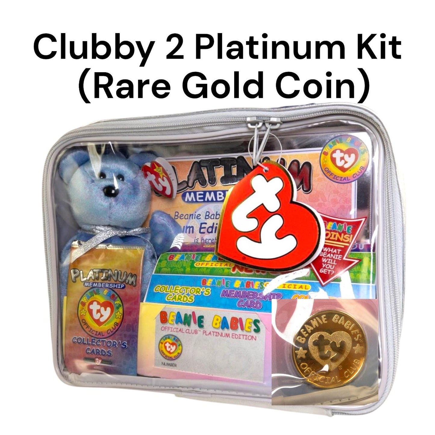 Ty Beanie Babies Clubby Bears 1-8 & Ultimate Collectors Kit