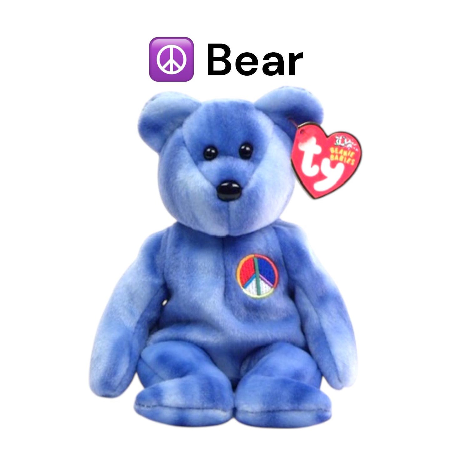 Ty Beanie Babies Peace & Garcia Bears