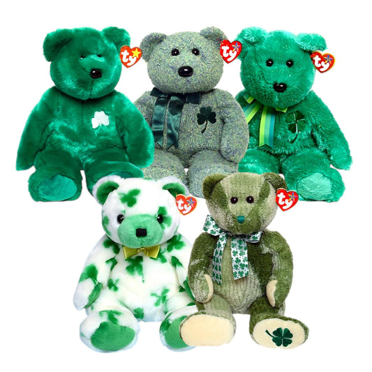 Ty Beanie Buddies St. Patrick’s Day Clover, McWooly, Erin, Shamrock, Dublin