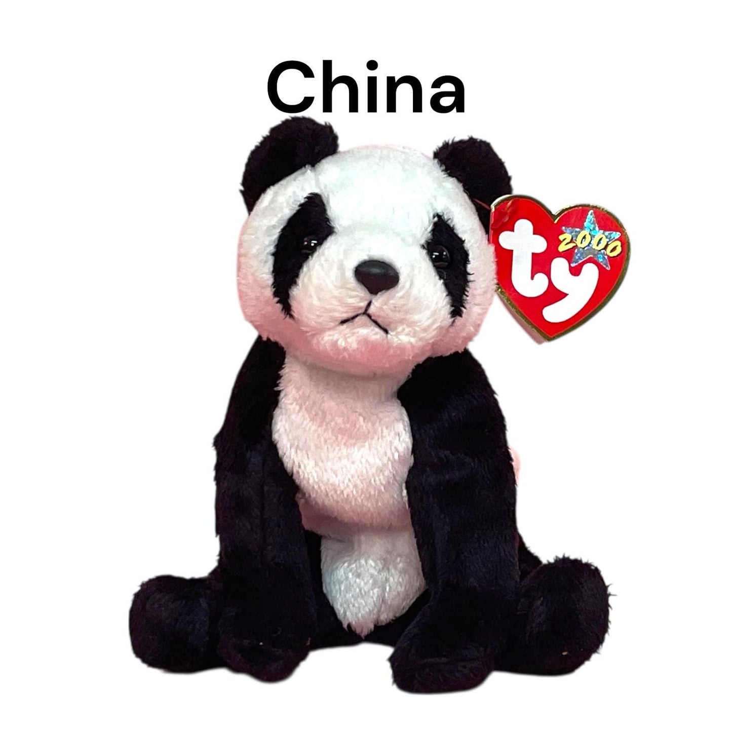 Ty Beanie Babies Panda Bears Fortune, Dancy, Dainty, Ming, Mandy, China, Ying, Baboo