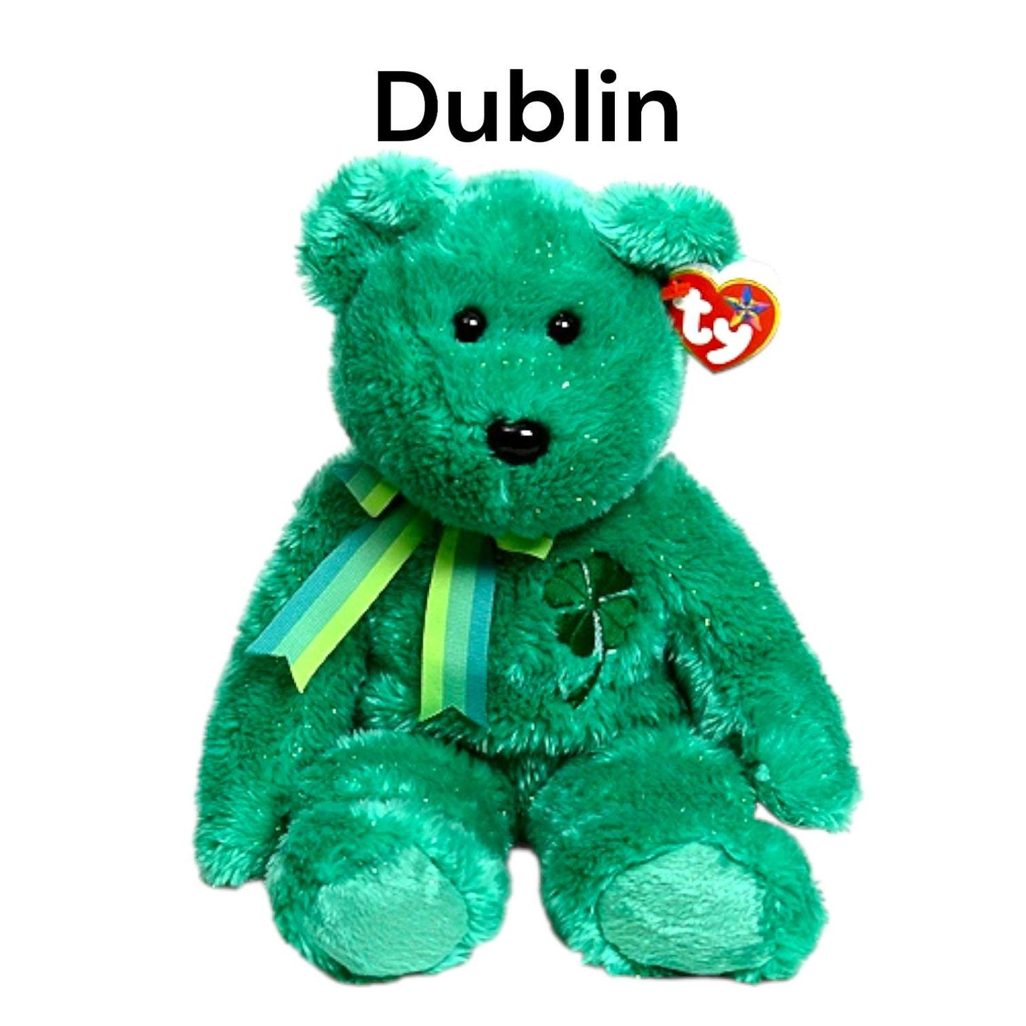 Ty Beanie Buddies St. Patrick’s Day Clover, McWooly, Erin, Shamrock, Dublin