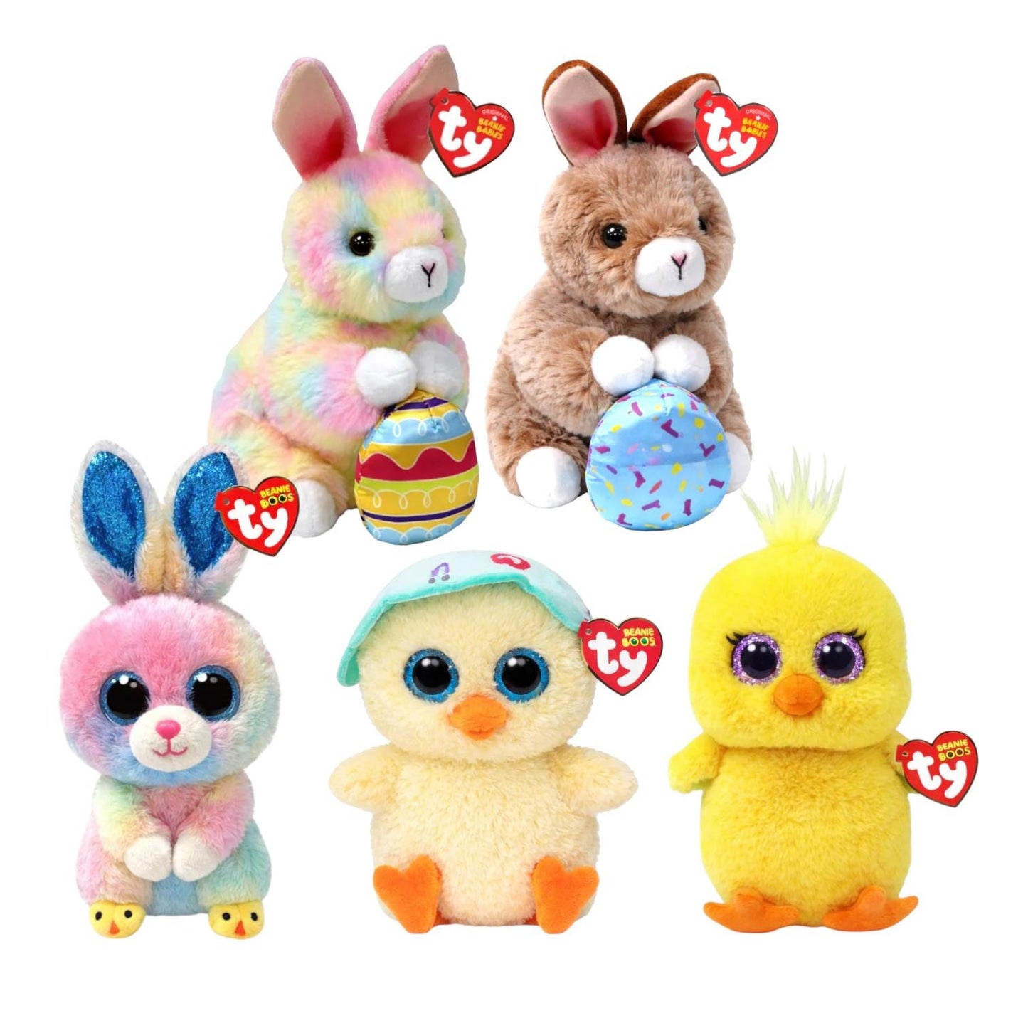 Ty Beanie Babies and Boo’s Easter Spring Bunny & Chicks