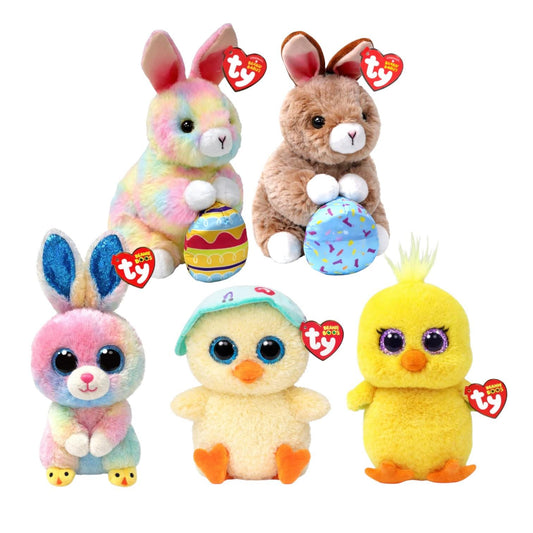 Ty Beanie Babies and Boo’s Easter Spring Bunny & Chicks