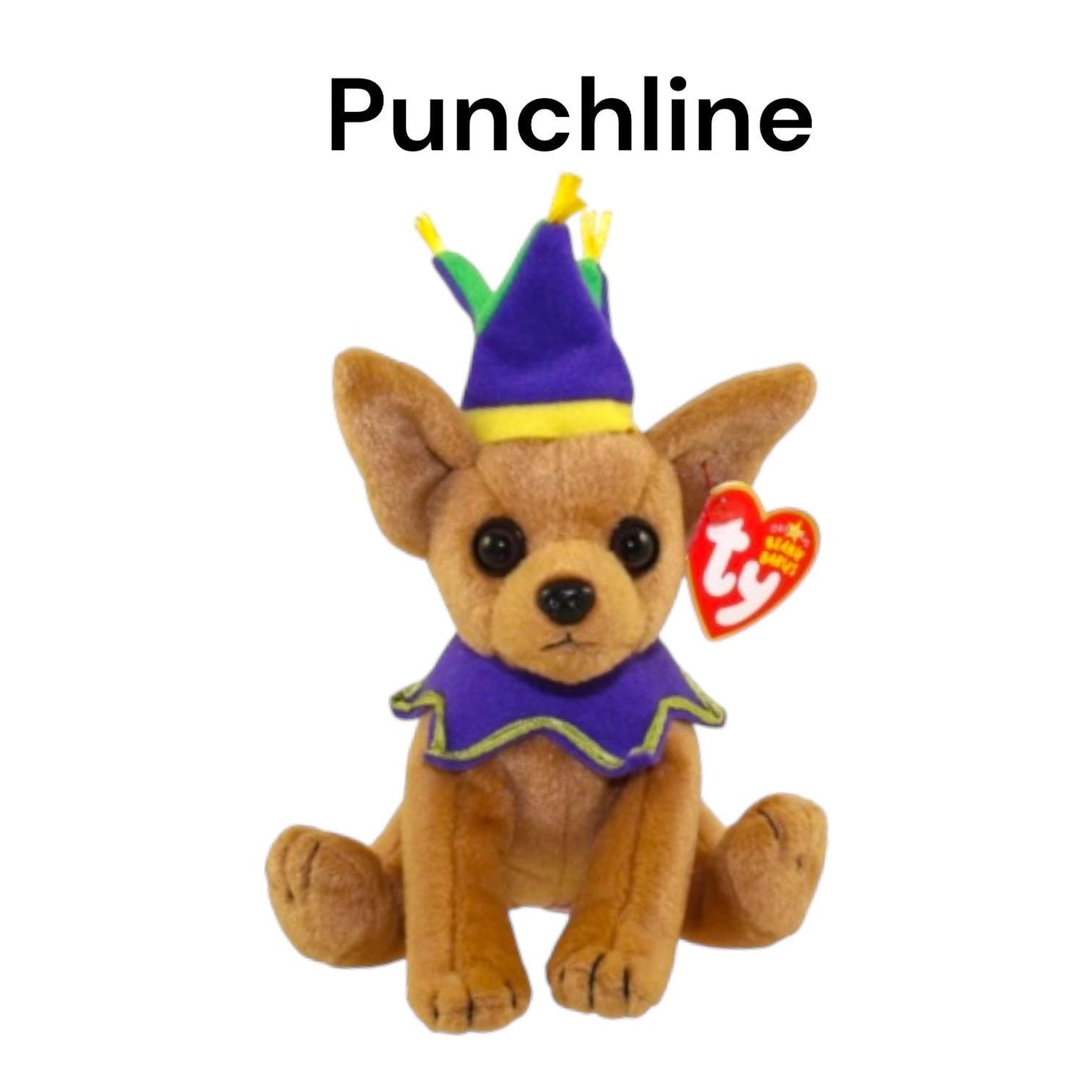 Ty Beanie Babies Dogs Deputy Divalectable Punchline Badges Houston Sis Crinkles Fearless