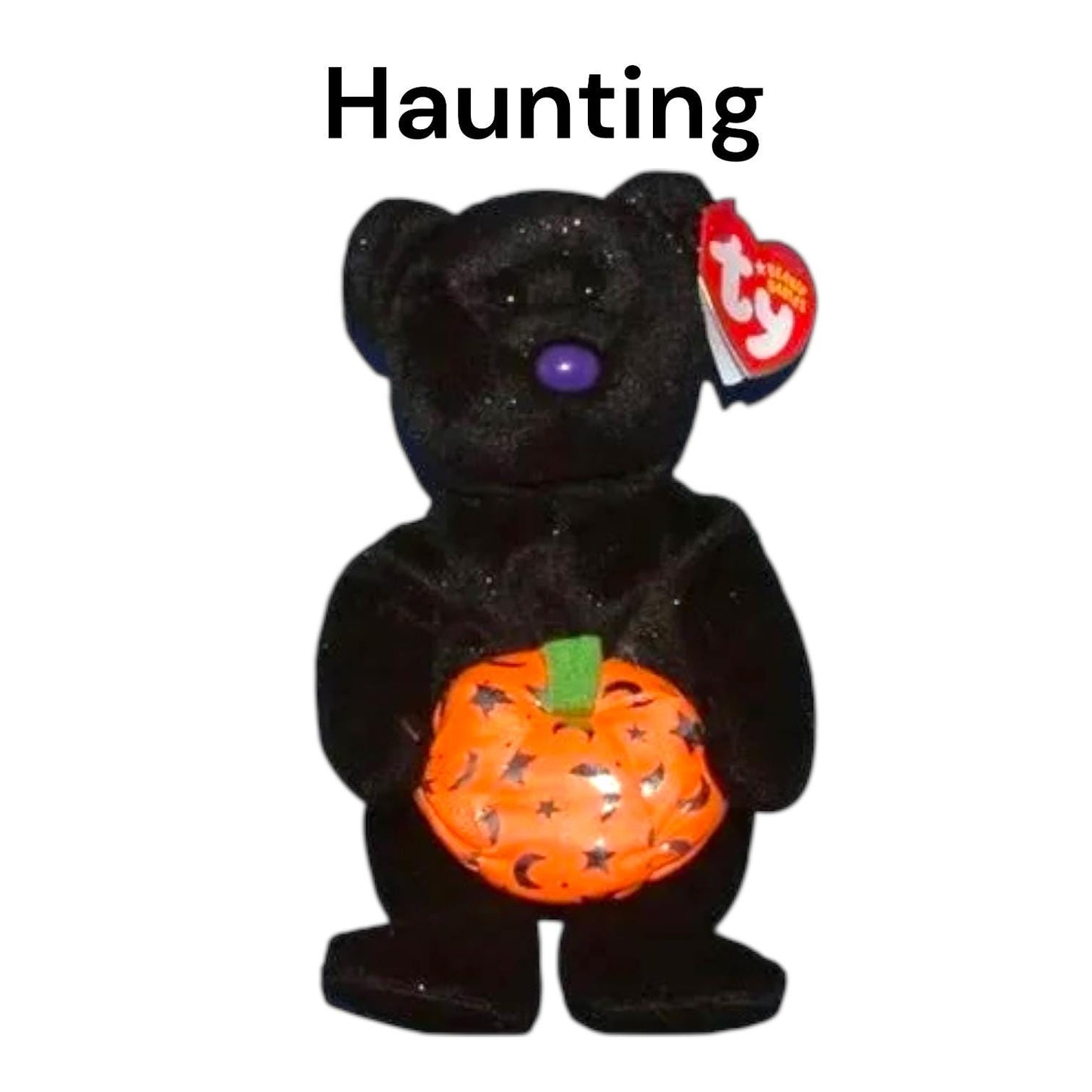 Ty Beanie Babies Bears Halloween Boneses, Treats, Frankenteddy, Yikes, Treator, Hocus, Haunting, Prunella, Tricky, Witchy, Shudders, Spells