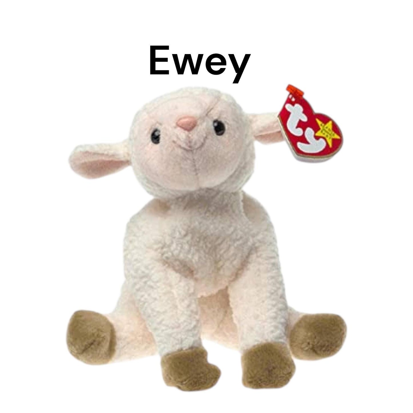 Ty Beanie Babies Lambs Sheep Chops Baaabsy Lullaby Fleece Ewey Fleecie Tender Meekins Felicia