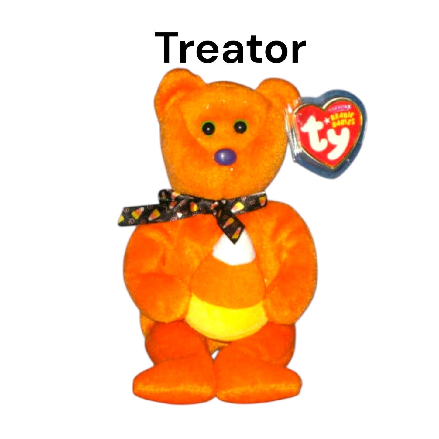 Ty Beanie Babies Bears Halloween Boneses, Treats, Frankenteddy, Yikes, Treator, Hocus, Haunting, Prunella, Tricky, Witchy, Shudders, Spells