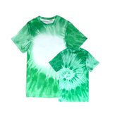 Kids Tye Dye Bleach Polyester Sublimation T-Shirt