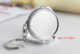 Double sided Sublimation Mirror Keychain