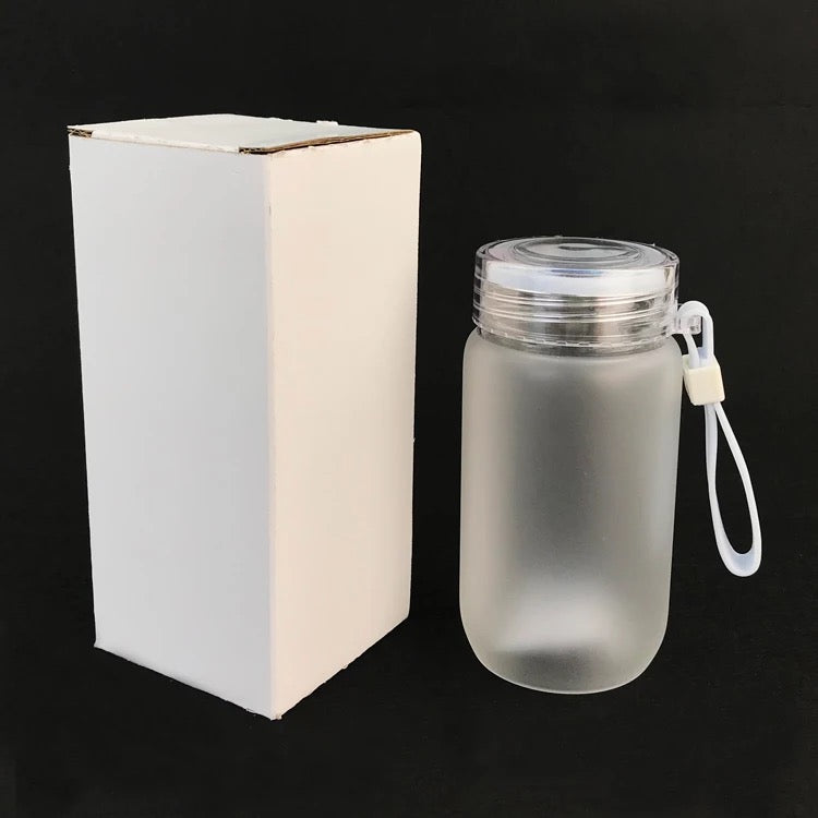 Sublimation Water Bottle 500ml Frosted Glass Sublimation Water Bottles  Gradient Blank Tumbler Drink Ware Cups From Qiqiseller, $2.33