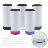 16oz 4 In 1 Can Cooler Sublimation Glow in The Dark 4 in 1 Bluetooth Speaker Tumbler