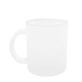 11oz Glass Frosted Sublimation Coffee Cups