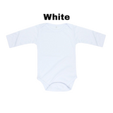 Long Sleeve T-Shirt Baby Onesie Cotton Feel 95% Polyester Sublimation