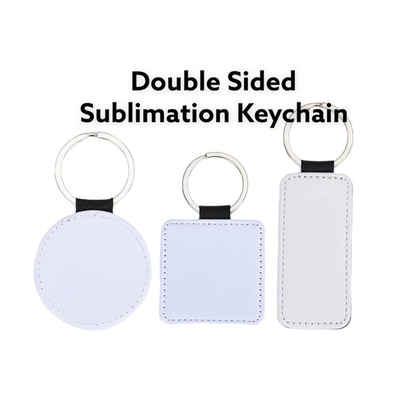 Rectangle Double-Sided Sublimation Keychain