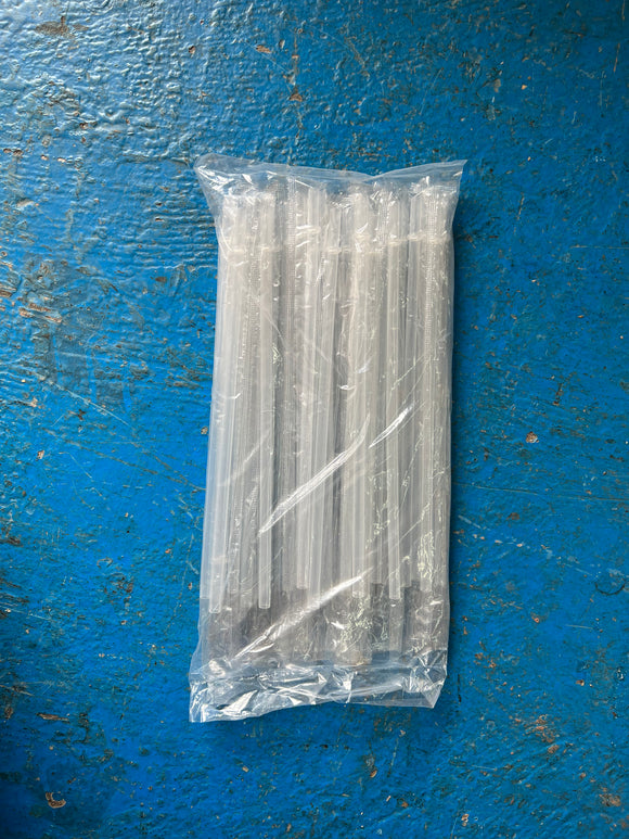 25 Pack of 10.5 Inch Plastic Straws For 20oz Tumblers
