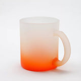 11oz Colored Sublimation Glass Coffee Cups