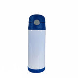 12oz Kids Sublimation Water Bottle With Pop Up Handle