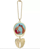 Car Charm Sublimation Angel Wings Ornament